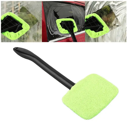 Windshield Clean Car Glass Cleaner Wiper With Microfiber Cloth (1 Pc 38 Cm Long)