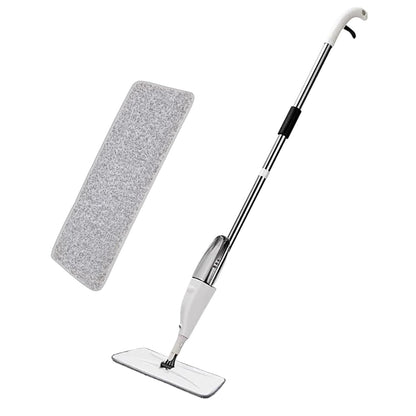 360° Rotating Spray Mop with 600ML Refillable Bottle – Smart Floor Cleaning System