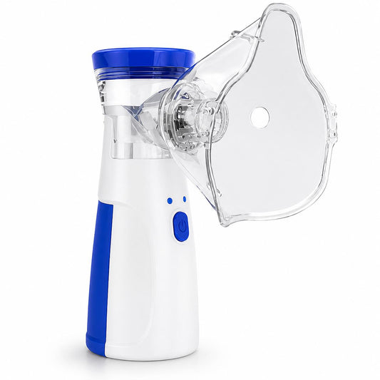 Mini Portable Nebulizer Inhaler for Asthma, Rhinitis, Cold & Breathing Relief Nebulizer (White)