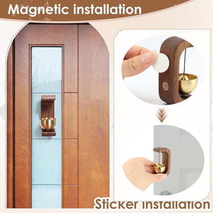 Elegant Wooden Door Bell